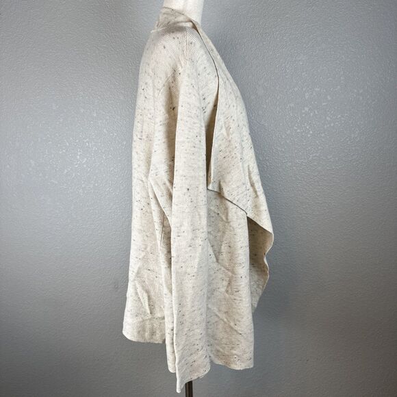Eileen Fisher Woman Open Cardigan Sweater 2X Plus Ivory Organic Cotton Wool - Picture 7 of 9